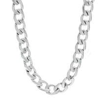 Cargar imagen en el visor de la galería, Cadena Gruesa Plateada