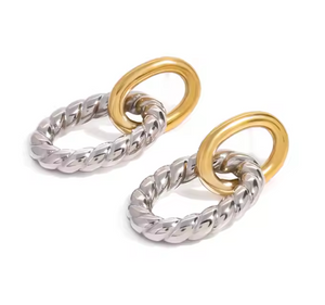Aretes Mirla Bicolor